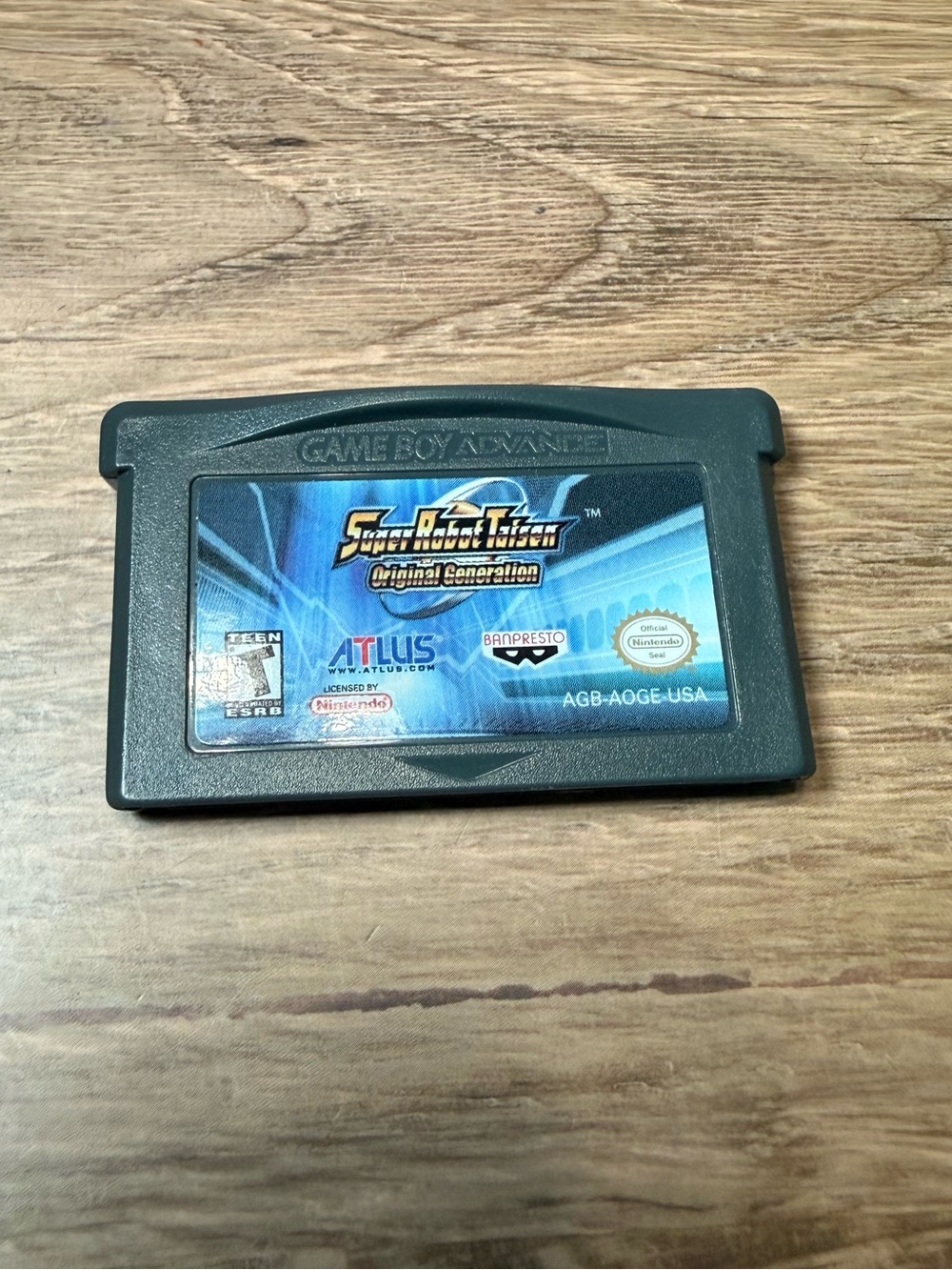 Super Robot Taisen Original Generation GBA Game Boy Advance Tested